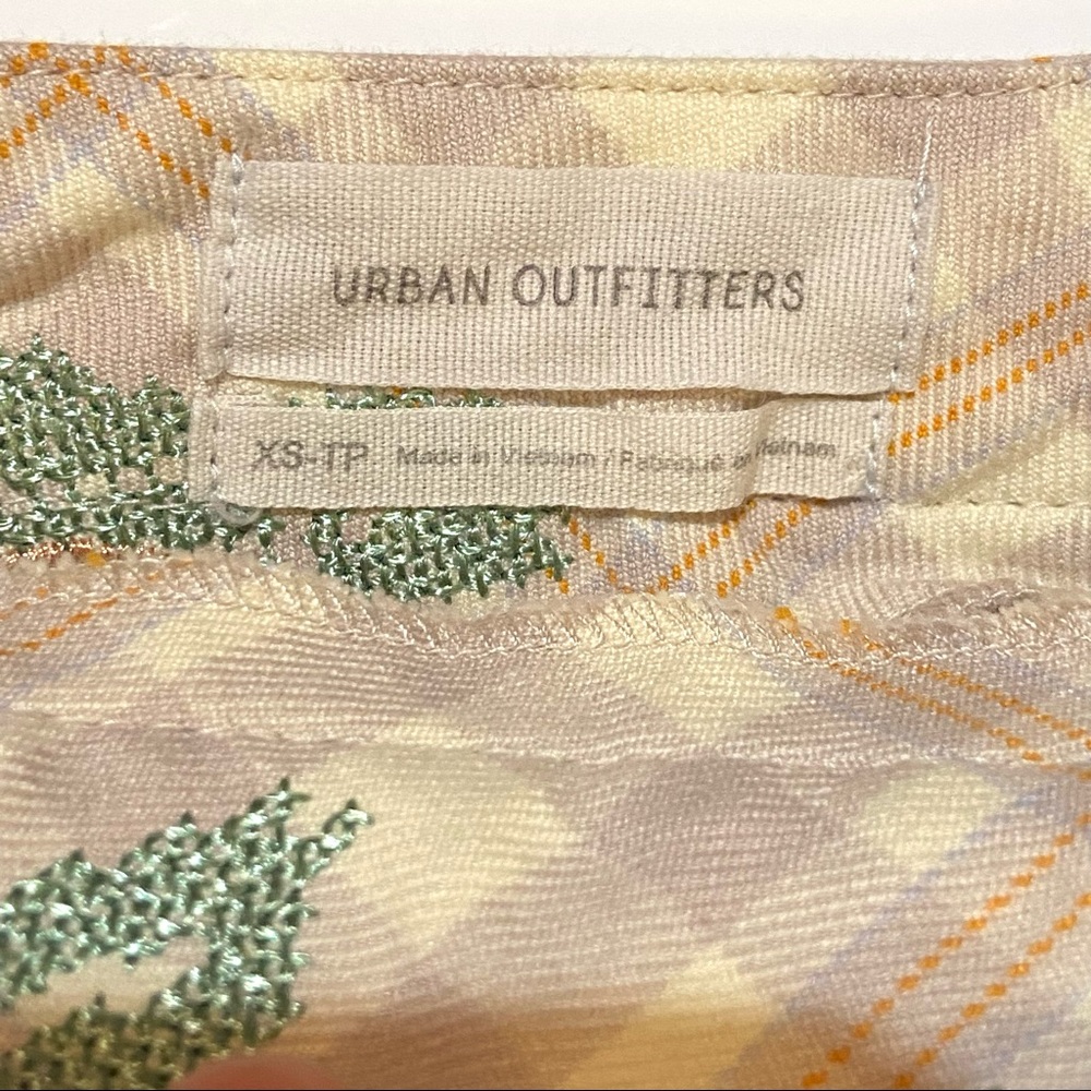 Urban Outfitters • Peaches & Plaid Kilt Skirt - Picture 3 of 7
